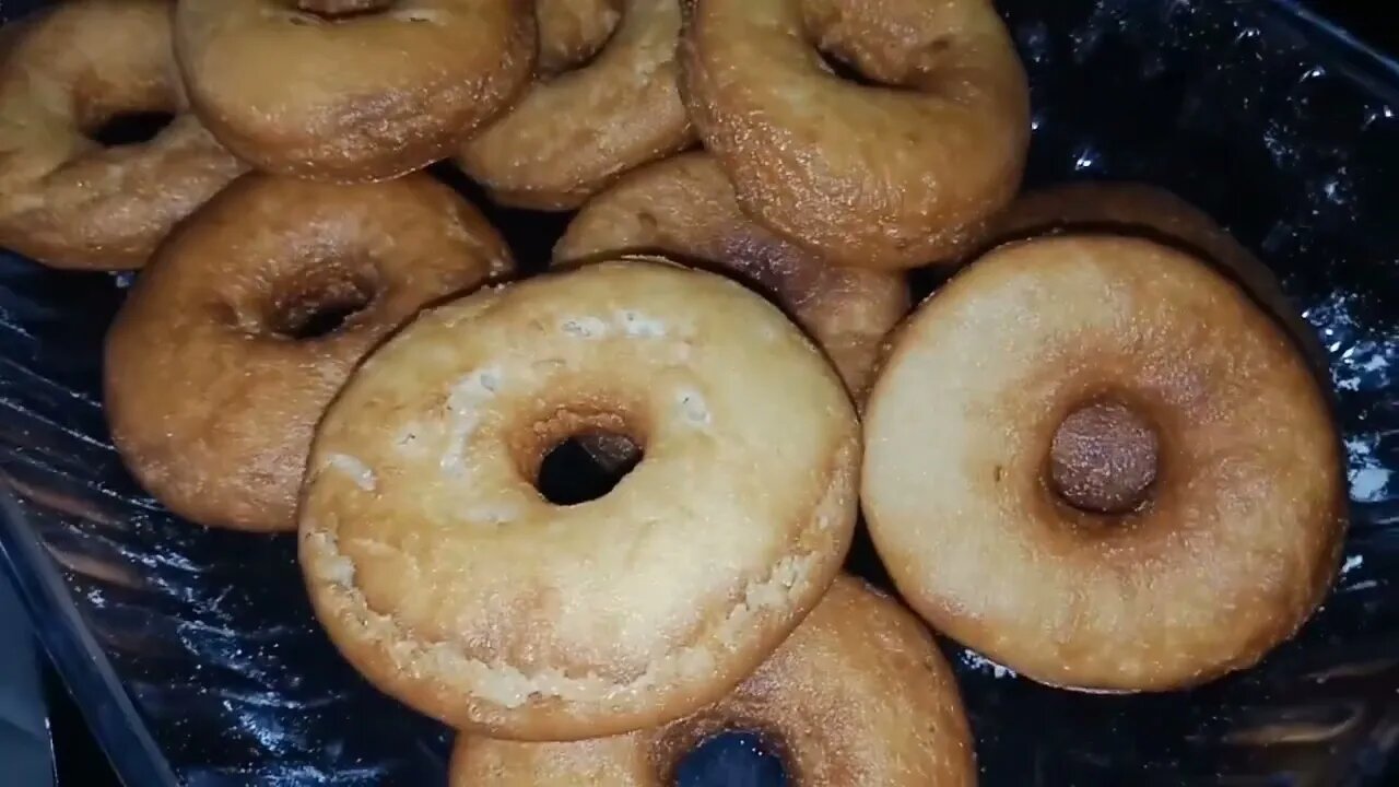 crispy mini doughnuts/eggless Doughnuts recipe