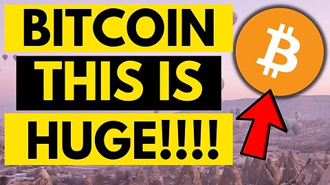 BITCOIN: 🚨 THIS IS HUUUGEEE!!!!!