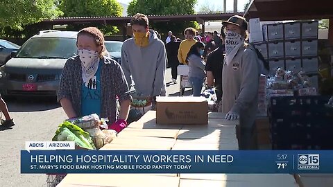 St. Mary's Food Bank helps hospitality workers in need