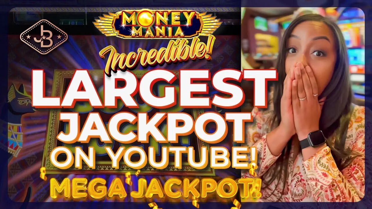 Largest Jackpot on Youtube on Money Mania Pharaohs Fortune Slot! Incredible Slot Play 🎰