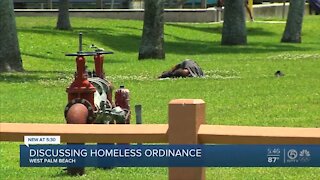 West Palm Beach proposes ordinance to prohibit camping and sleeping in public areas