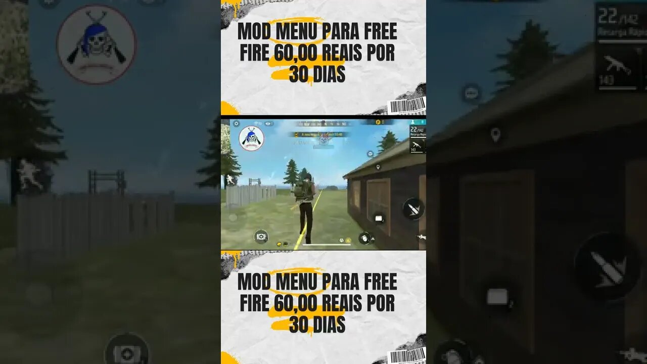 ✅SAIU MOD MENU ATUALIZADO FREE FIRE HACK GRÁTIS #short