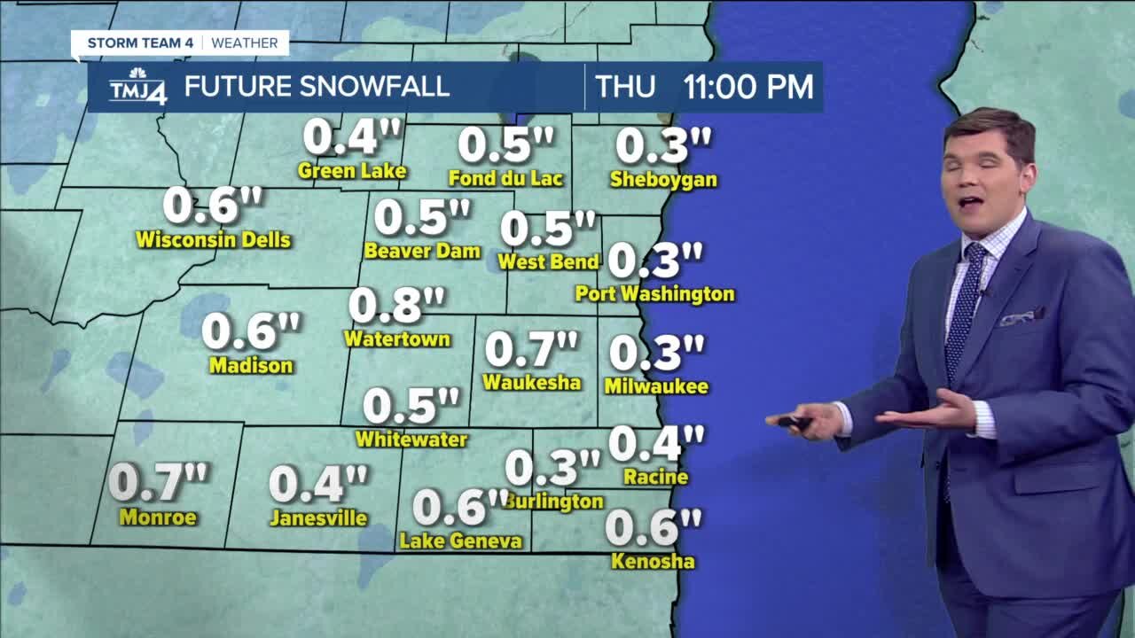 Light snow expected tonight, accumulations under half an inch