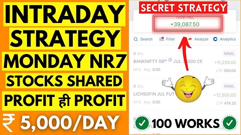 Top 2 Strategy for Intraday Trading | 10-8 Baar Profit Kar Sakte Bina Risk | Best Indicator