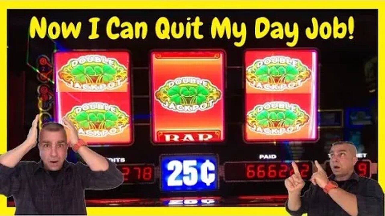 💥Jackpots So Huge I Quit My Job!! I'm Also Joining The Ridiculous Thumbnail Club.