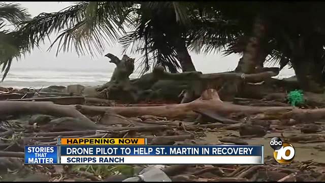 Drone pilot to help St. Maarten in recovery