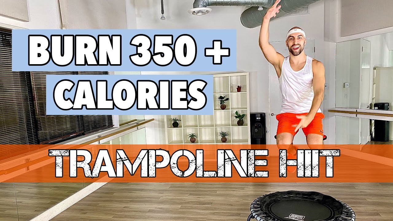 Mini Rebounder Fitness 30-Minutes Hiit Trampoline Workout