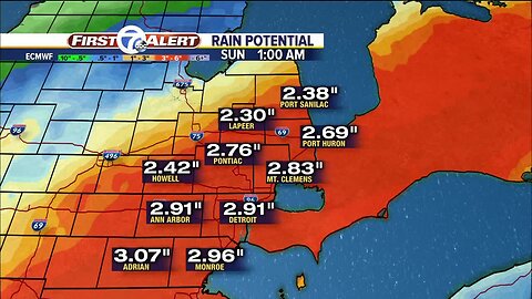 Metro Detroit Forecast: Ice storm warning and flood watch for SE Michigan