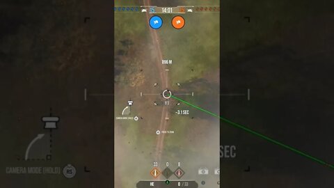 World of Tanks: Took a random shot because I thought I saw something and actually got a small hit!