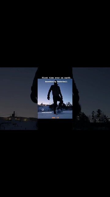 #makinghistory #historical #ytviral #ytshortsvideo #snowshoeingbasketball #halfcourtshot #epic