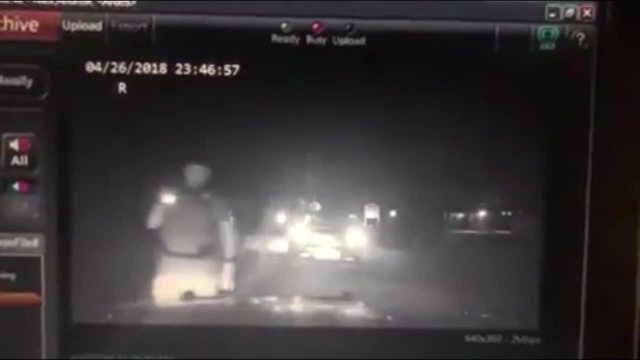 Angry cow charges at Texas deputy