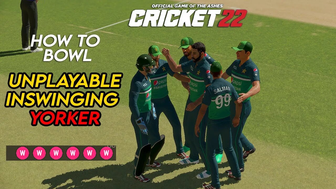 How To Bowl Unplayable Inswinging Yorker In Cricket 22 | CRICKET 22 | AM GAMES