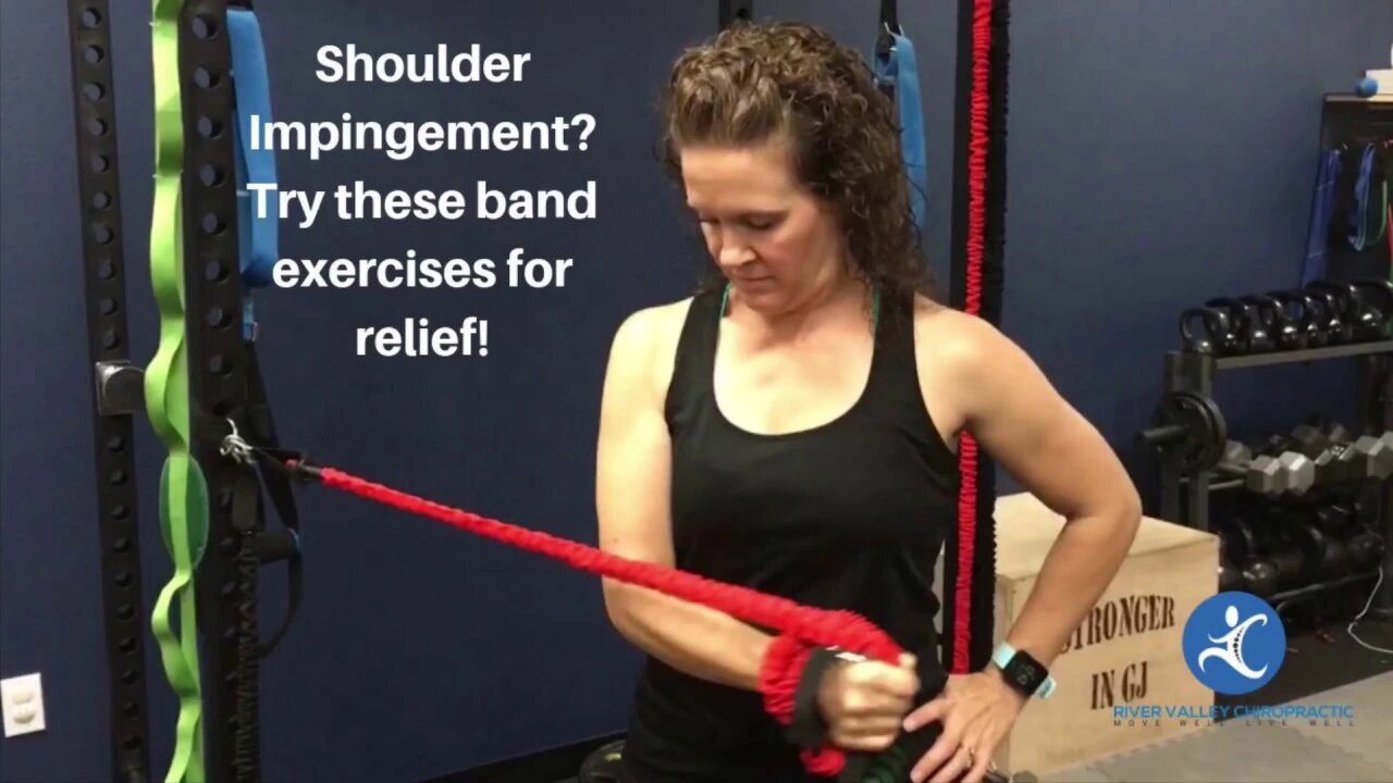 Shoulder Impingement? Try these band exercises for relief!