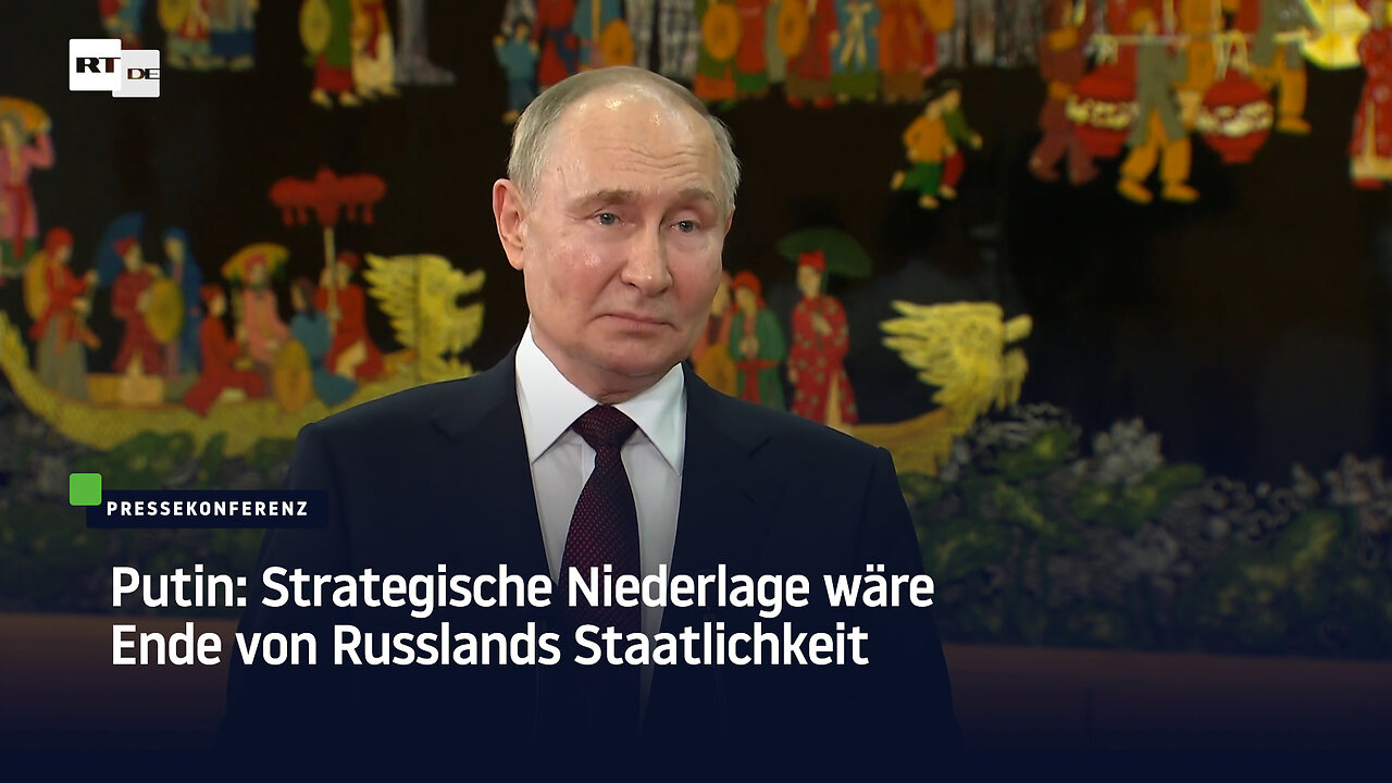 Putin: Strategische Niederlage wäre Ende von Russlands Staatlichkeit