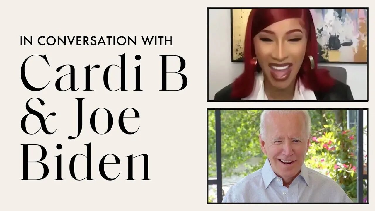 Trump Interrupts Cardi B and Biden's "Talk" with Actual "Action"