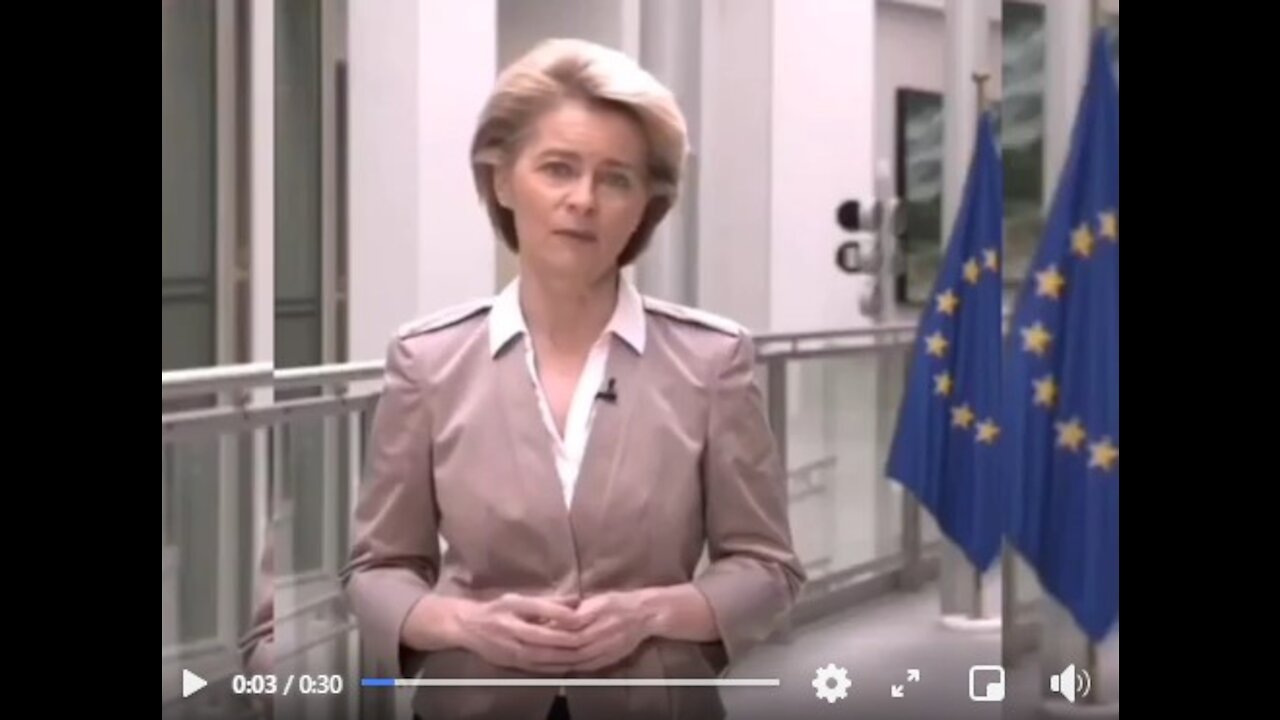 in deutsch, von der Leyen kann es wirklich !