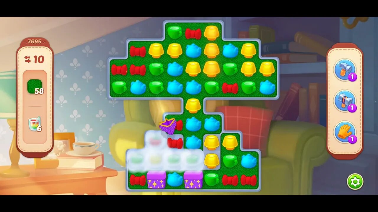 Playrix Homescapes Gameplay Walkthrough Level 7695