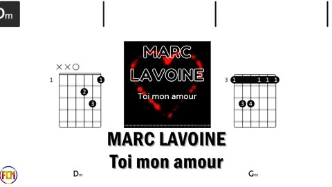 MARC LAVOINE Toi mon amour - FCN Guitar Chords & Lyrics HD