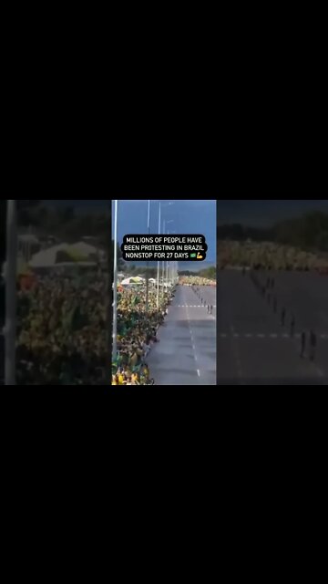 The Citizens in Brazil and China showing the world and the world’s Elites what Freedom and...