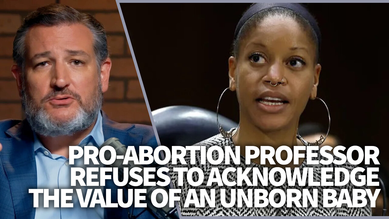 Pro-abortion professor refuses to acknowledge the value of an unborn baby