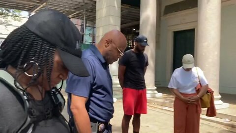 The Community Peace Prayer And Prayer Walk hosted by @NYPD77Pct @77thpctcouncil 7/9/2022 @