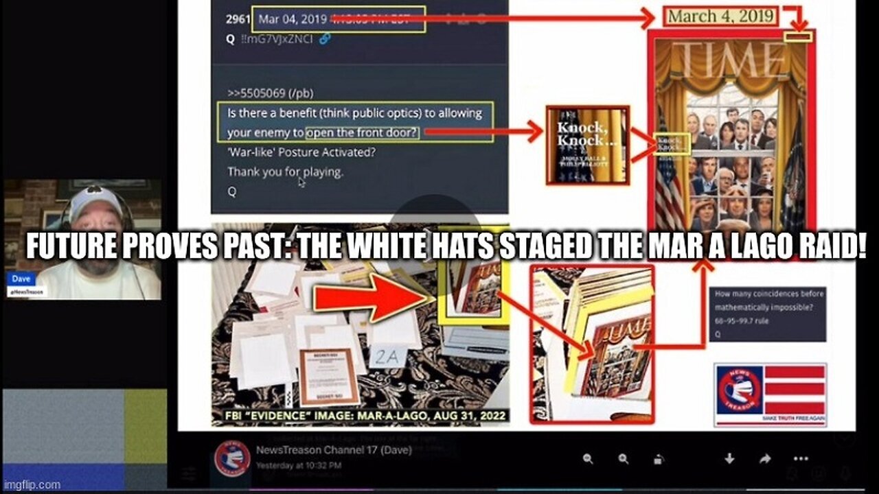 Future Proves Past: The White Hats Staged the Mar A Lago Raid! (Video)