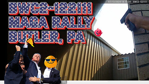 👁️⃤#J13 BWC2-122111 MAGA Rally in Butler, PA Bodycam Footage