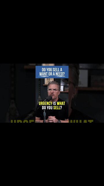 Do You Sell 'WANTS' or 'NEEDS'? #shorts