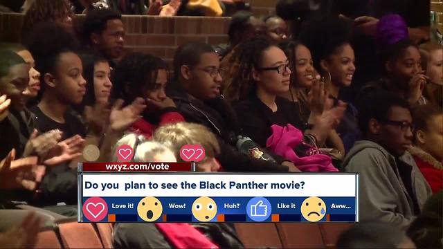 Ypsilanti students taken to see Black Panter