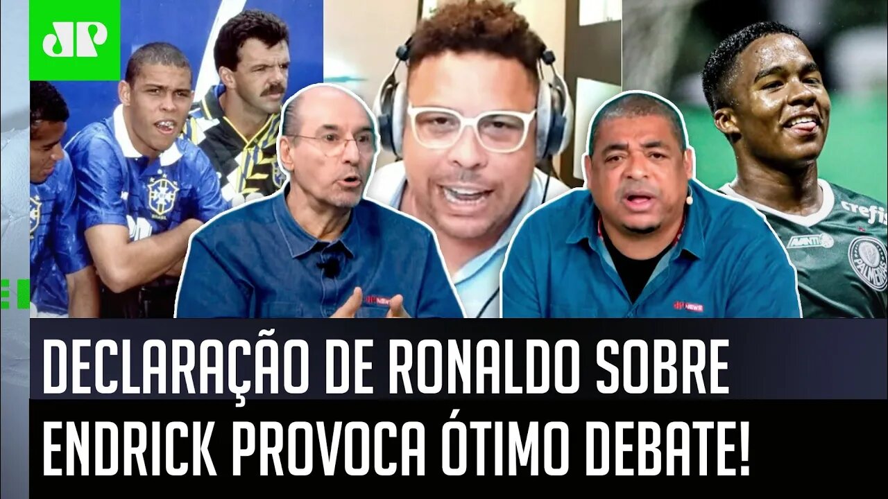 FALOU UM ABSURDO? Ronaldo POLEMIZA sobre Endrick e PROVOCA DEBATE sobre PRODÍGIO do Palmeiras!