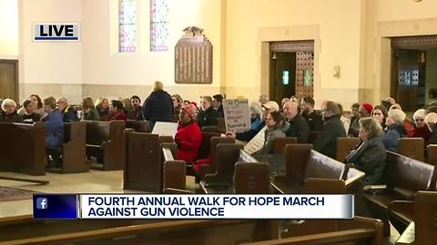 Fourth annual Walk for Hope march against gun violence