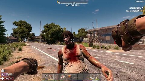 7 Days to Die: Only Fists: Day 1