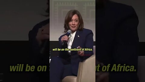 "Think about what that means!" Kamala Harris explains Africa as if she's speaking to children