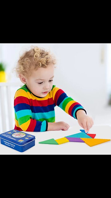 ANNUAL SALE! 3D Puzzle Jigsaw Tangram Good Quality Kids Thinking Training Game