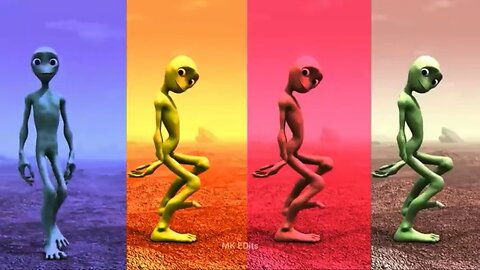 Funny aliens dance
