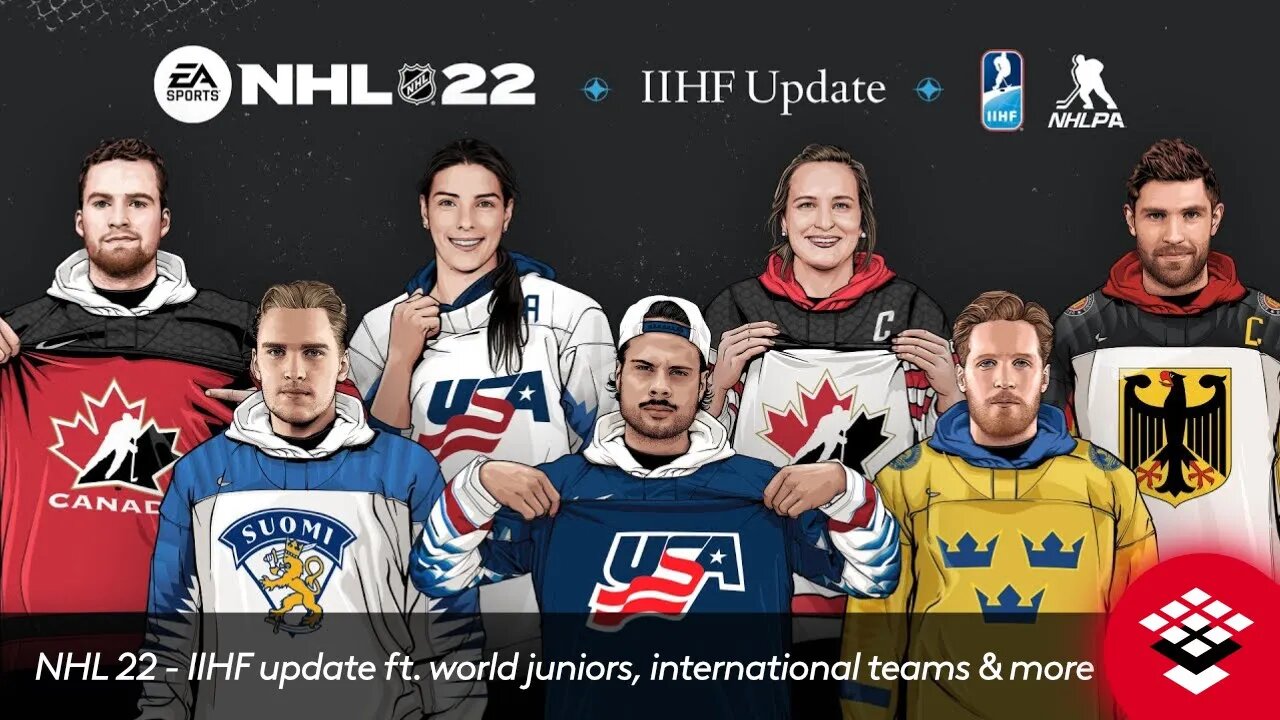 NHL 22 - IIHF Update ft. World Juniors, International Teams and More | PS5, PS4