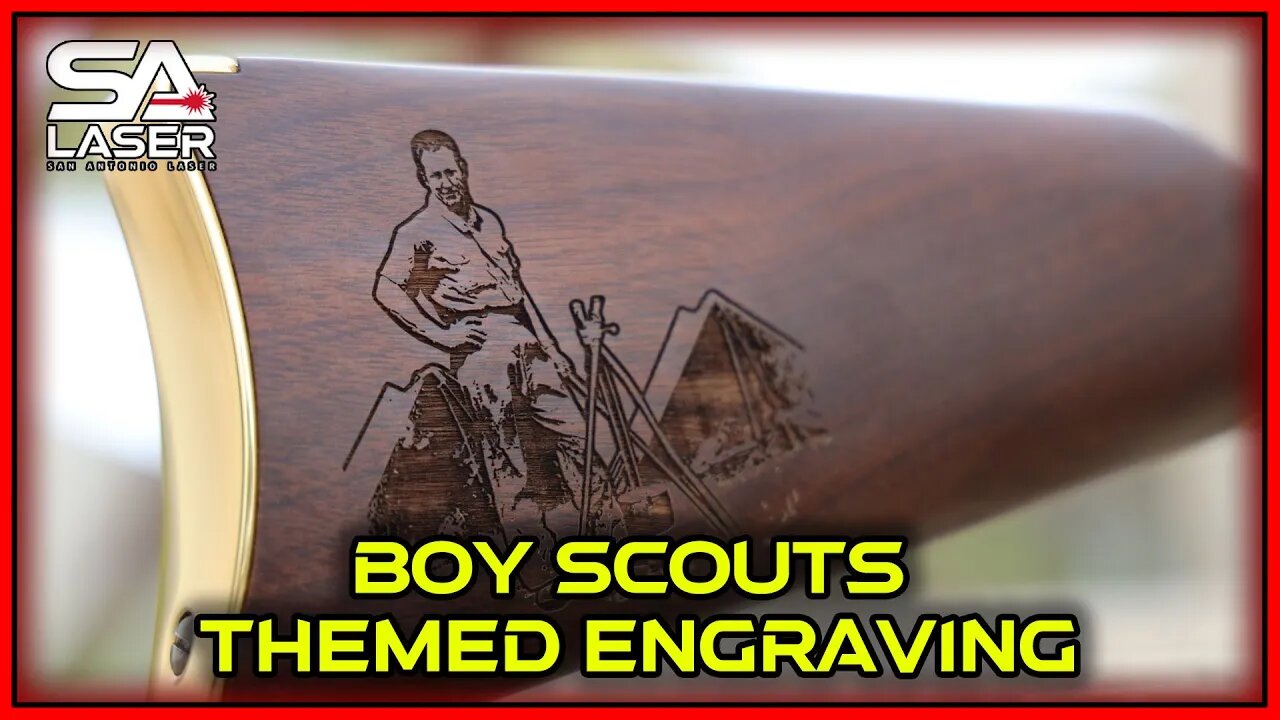 Boy Scouts themed Engraving