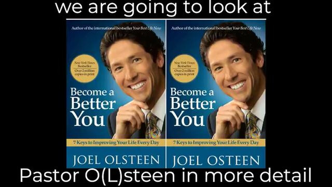 JOEL OSTEEN USED TO BE JOEL OLSTEEN -POLLUTING REALITY