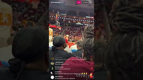 C Blu Instagram Live At A Ball Game (28/03/23)