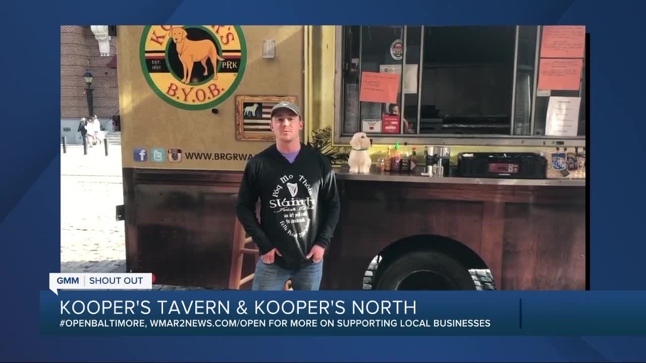 Kooper's Tavern and Kooper's North says We're Open Baltimore!