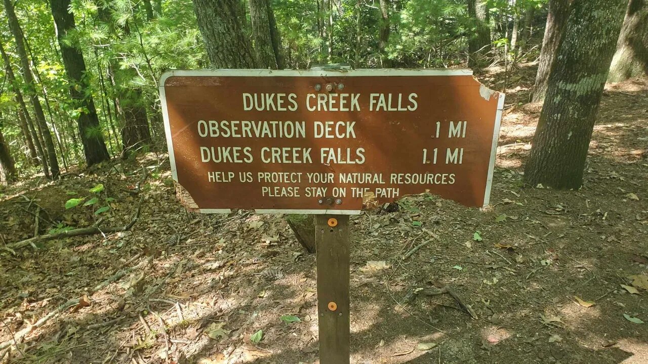 Check out Dukes Falls Creek in Helen Georgia