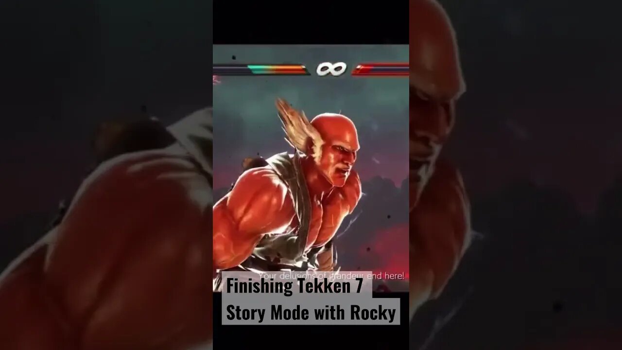 Finishing Tekken 7 with Rocky #shorts #puppies #tekken