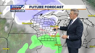 Expect morning flurries tomorrow, high of 38