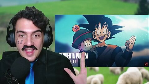 PASTOR REACT Rap do Goku (Dragon Ball) - A Vontade de um Saiyajin | Flash Beats