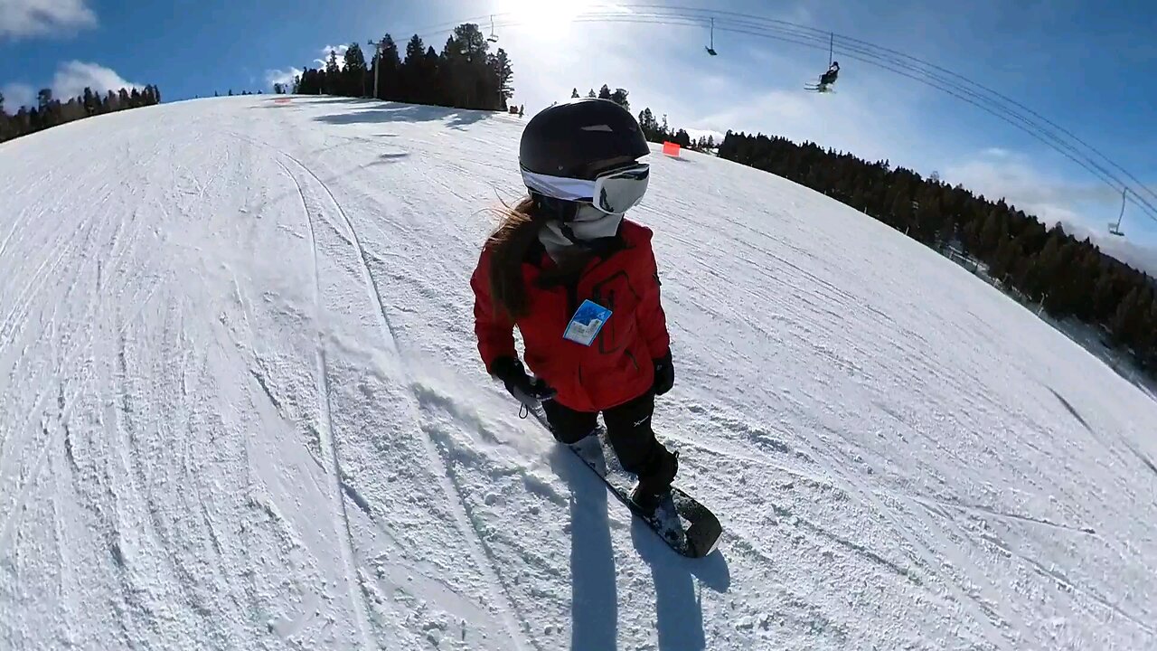 Snowboarding at Angel Fire,NM