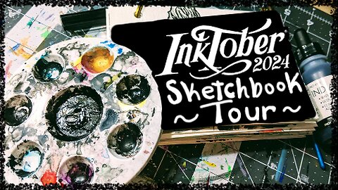 Inktober 2024 Sketchbook Tour