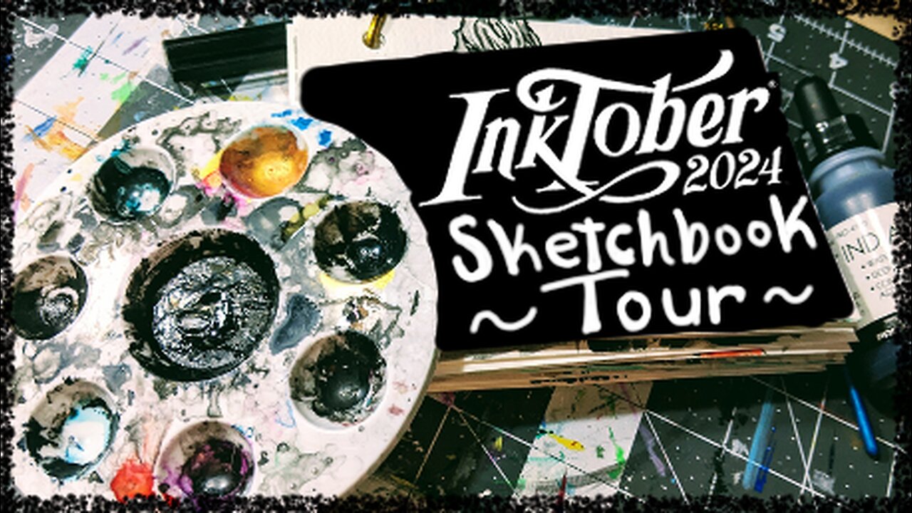 Inktober 2024 Sketchbook Tour