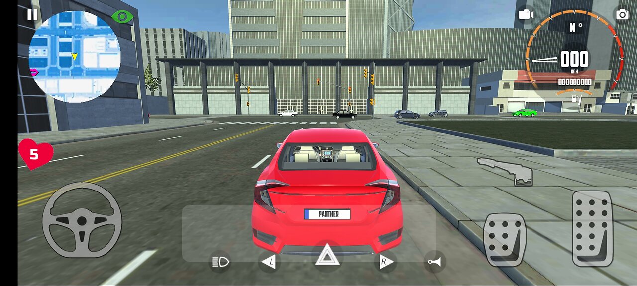 Honda car driving simulator Civic