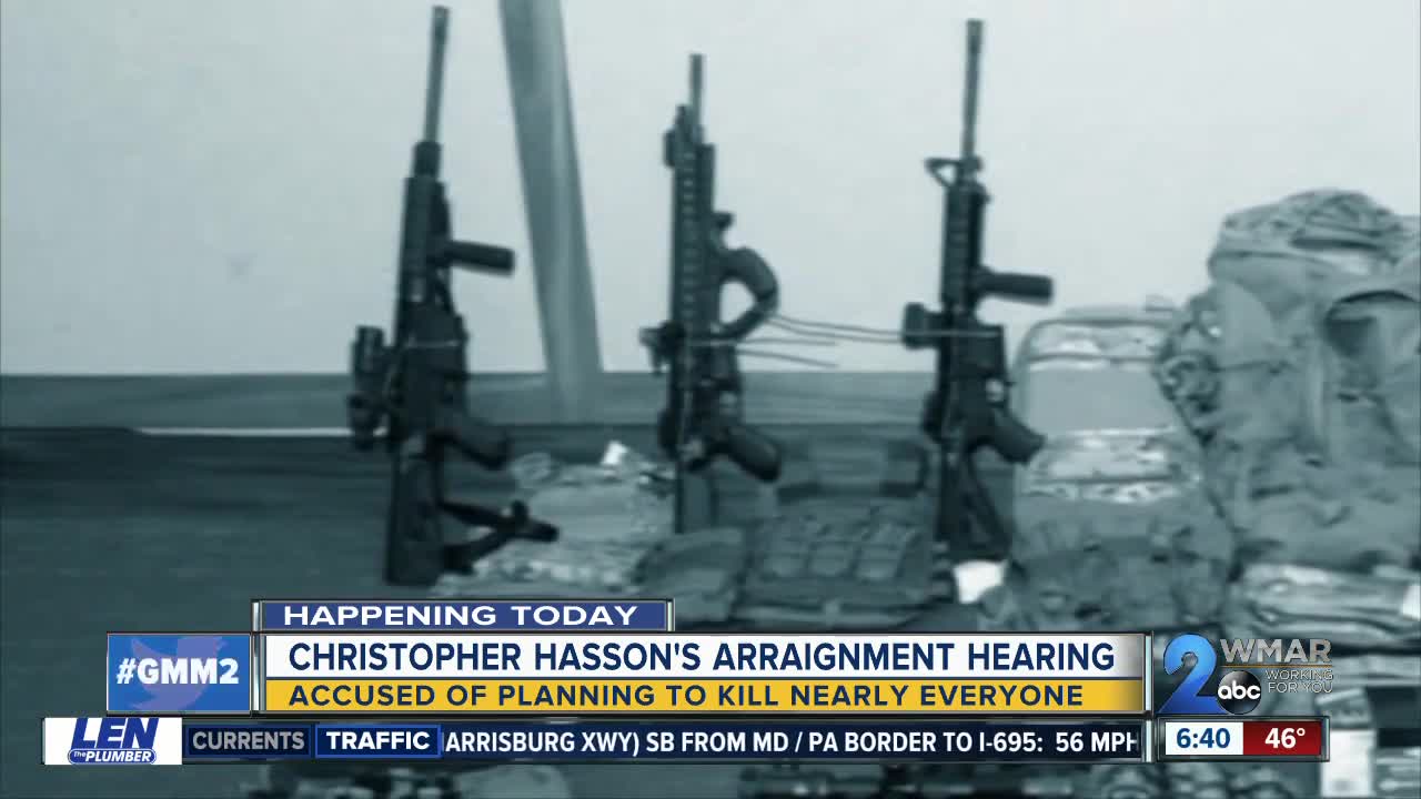 Maryland Coast Guard officer due in court for arraignment hearing for planning terror attack