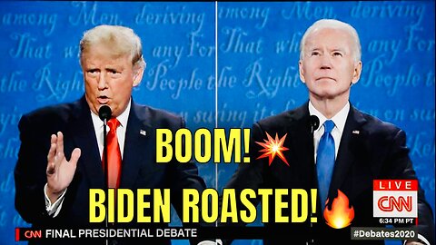 BIDEN REGRETS CHALLENGING TRUMP to post this video…BOOM!💥ROASTED!🔥- (DEBATE flashback)